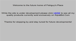 Desktop Screenshot of fishguysplace.com
