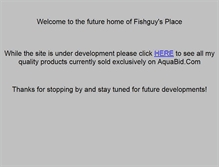 Tablet Screenshot of fishguysplace.com
